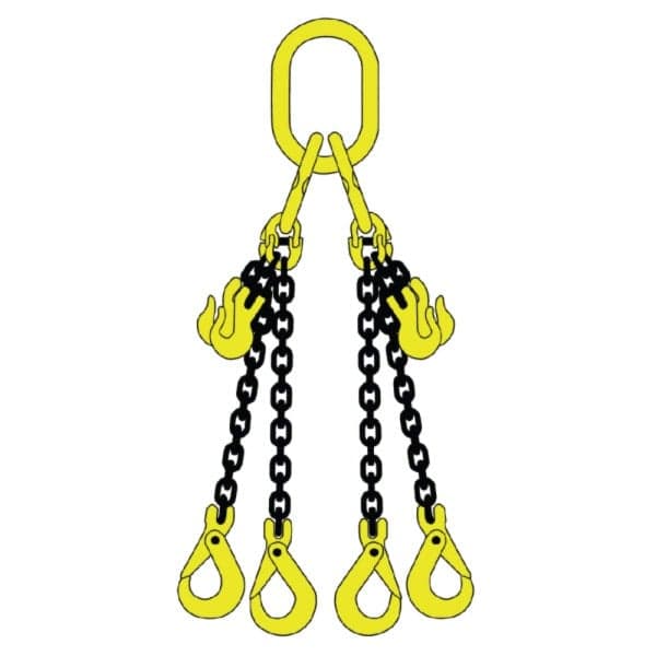 Grade 80 Chain Sling – 4 Leg