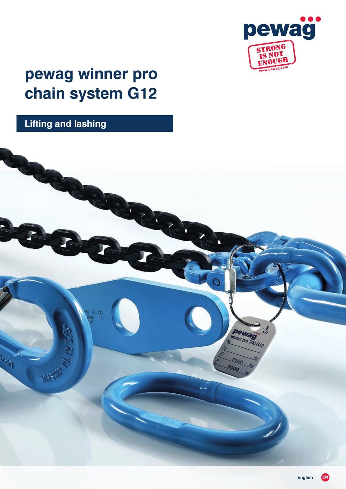 Pewag G120 Lifting & Lashing Catalogue – Grade 120 Chain & Components