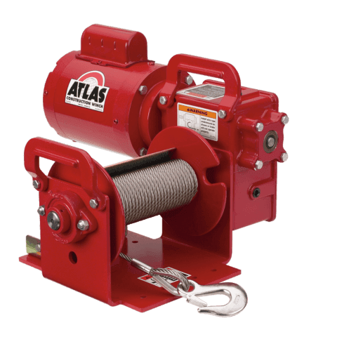 Series 4WP2D High Speed Worm Gear Portable Power Winch
