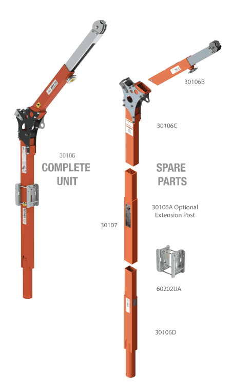 Pro-3G Davit Spare Parts
